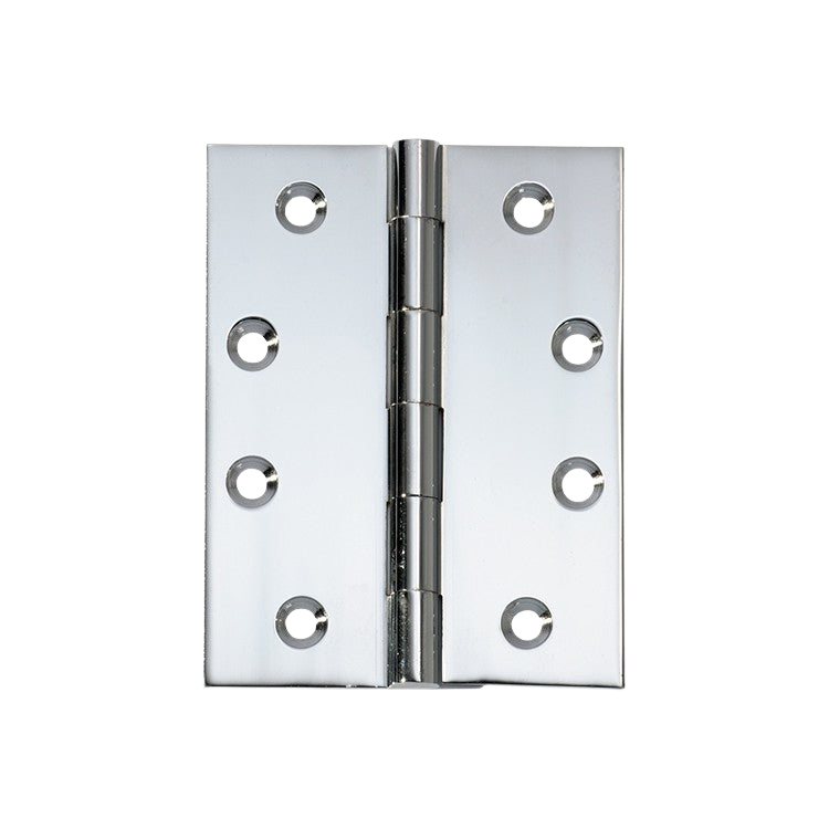 Polished Chrome Butt Hinge Fixed Pin