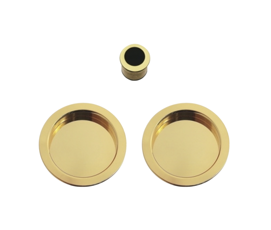 Round Flush Pull Set