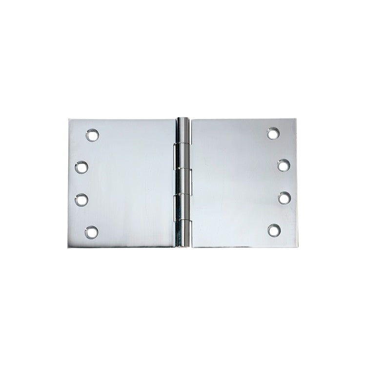 Polished Chrome Butt Hinge Fixed Pin