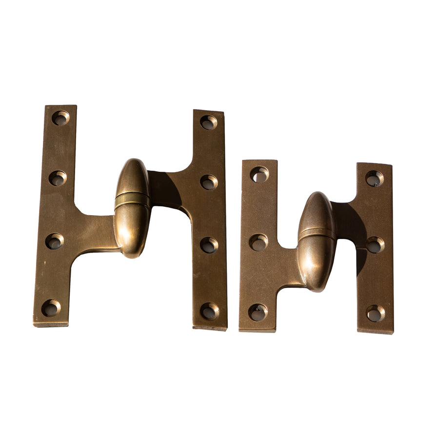 Lift Off Square Knuckle 4.5” x 4.5” Brass Hinge